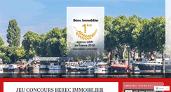 Desktop Screenshot of berecimmobilier.com